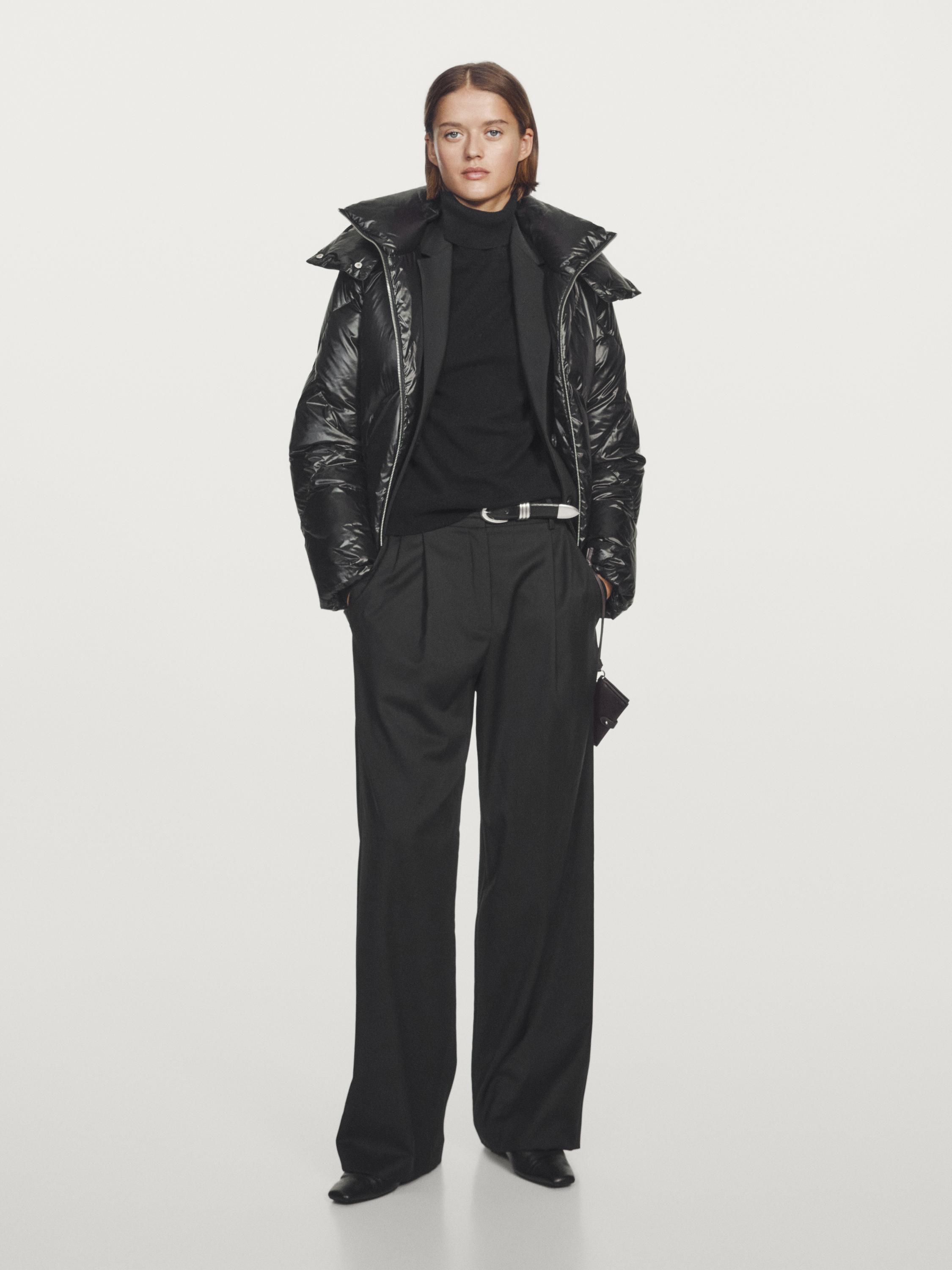 Water-repellent down puffer jacket